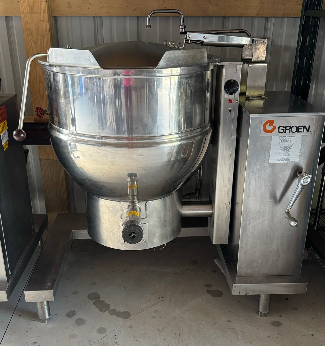 Used Groen 40 Gallon Tilt Steam Kettle – A. Caplan Company